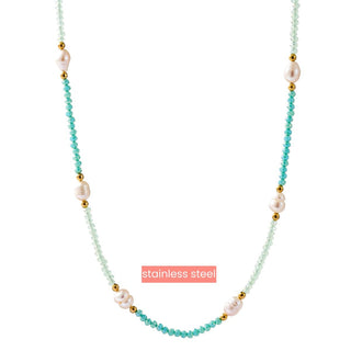 Go Dutch Label Collier pearl en beads