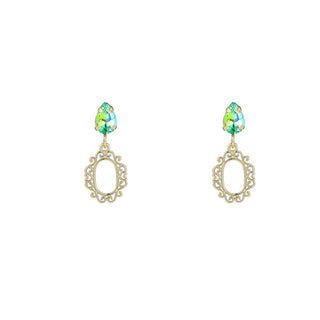 Kopen mint Go Dutch Label Oorknoppen small stone dangle