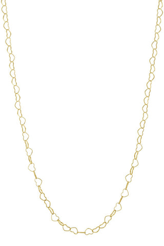 Bijoutheek Collier Lang Hart Schakel