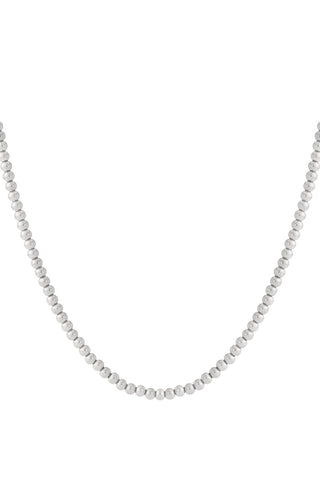Kopen zilver Bijoutheek Collier Ballen 6mm Glad