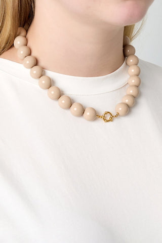 Bijoutheek Collier Statement Kralen 15mm