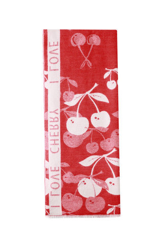 Kopen rood Bijoutheek Sjaal (Fashion) I Love Cherry