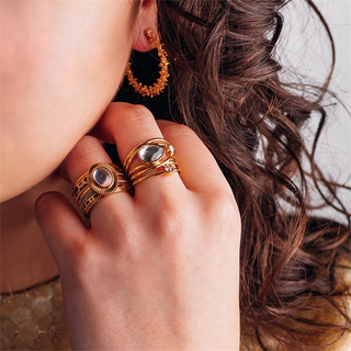 iXXXi Fame Ring Bloom Opal