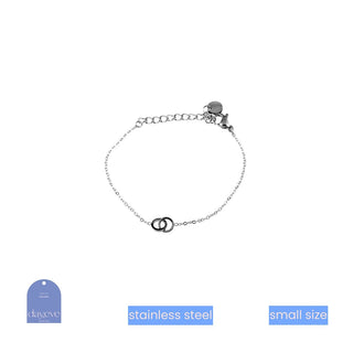 Go Dutch Label Armband (Sieraad) Kinderen - Smalle Pols - Verbonden Cirkel