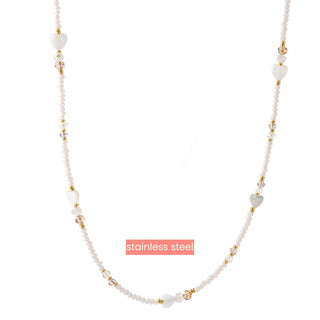 Kopen wit Go Dutch Label Collier hearts beads