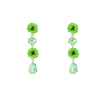 Kopen mint Go Dutch Label Oorhangers log flower dangle