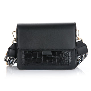 Kopen zwart Bijoutheek Tas crossbody Croco