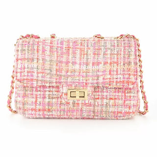 Michelle Bijoux Bag Crossover Fuchsia Fabric