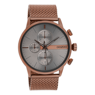 Kopen rose Oozoo timepieces Horloge-C11100 silver (45mm)