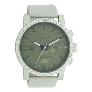 Oozoo Horloge met leren band (48mm)