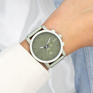 Oozoo Uhr mit Lederarmband (48 mm)