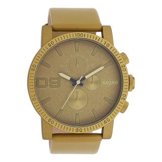 Kaufen dunkelgrun Oozoo Uhr mit Lederarmband (48 mm)