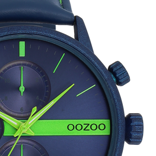 Oozoo Uhr mit Lederarmband (45 mm)