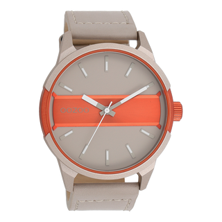 Oozoo Uhr mit Lederarmband (48 mm)