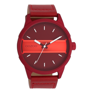Oozoo Uhr mit Lederarmband (48 mm)