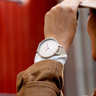 Oozoo Damenuhr mit Lederarmband (48mm)