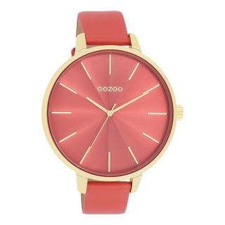 Oozoo Damenuhr mit Lederarmband (48mm)