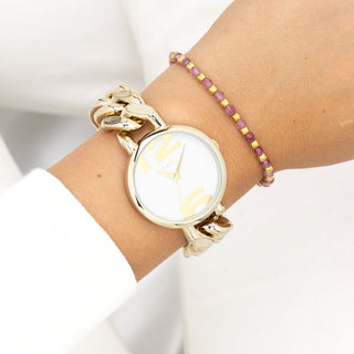 Oozoo-Uhr mit Metallarmband (40 mm)