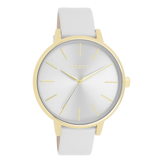 Oozoo dames Horloge met leren band (42mm)