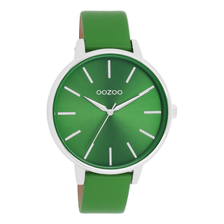 Oozoo dames Horloge met leren band (42mm)