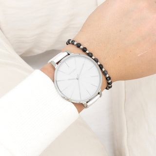 Oozoo Uhr mit Lederarmband (48 mm)