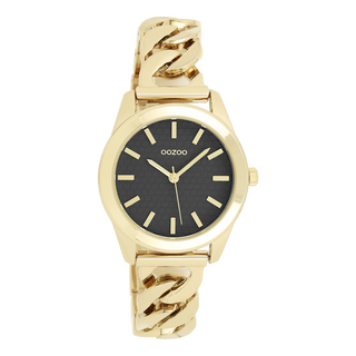 Kaufen goud-zwart Oozoo Damenuhr-C20008 Nachtblau (38mm)