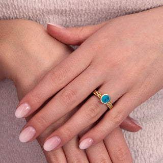 Melano Twisted Gemstone Cloud Steentje (9MM)