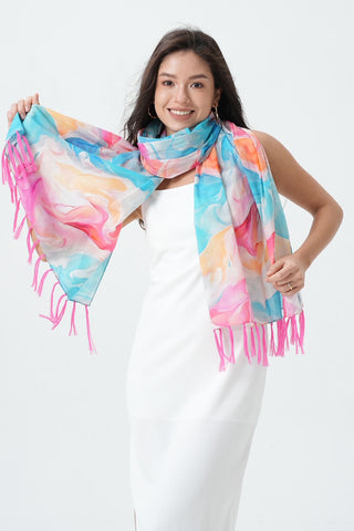 Bijoutheek Sjaal (Fashion) Aquarel