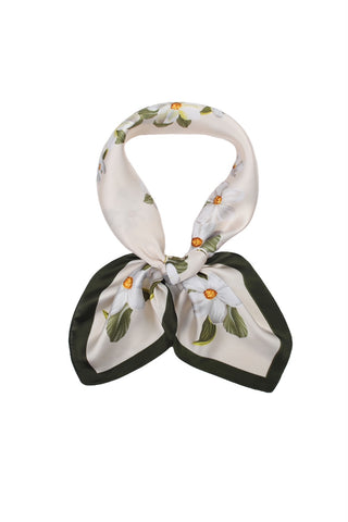 Bijoutheek Sjaal (Fashion) Witte bloem