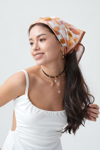 Bijoutheek Sjaal (Fashion) Aqua dots