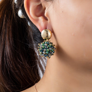 Kopen groen Go Dutch Label Oorknoppen beads balls