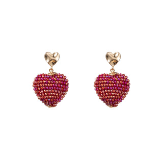Go Dutch Label Oorknoppen full on beads hartje