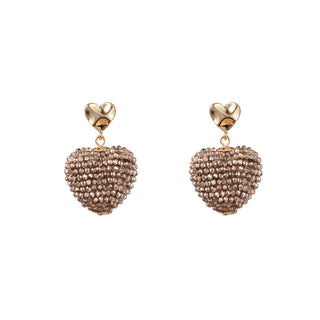 Go Dutch Label Oorknoppen full on beads hartje