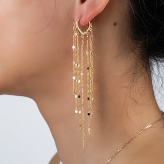 Go Dutch Label Earrings hoop waterfall