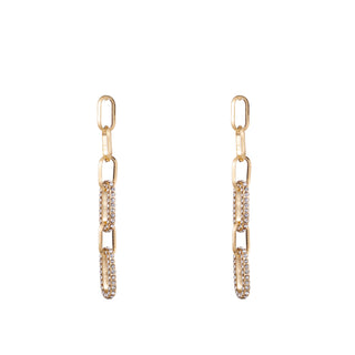 Go Dutch Label Oorknoppen sparkle chain dangle