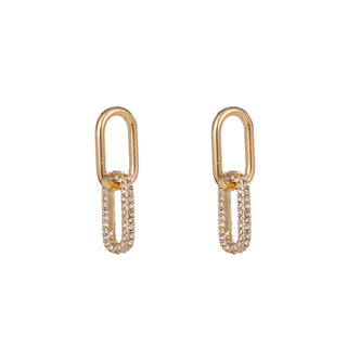 Go Dutch Label Oorknoppen double sparkle chain