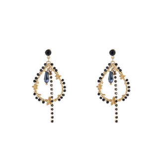 Kopen zwart Go Dutch Label Oorknoppen flowery drop