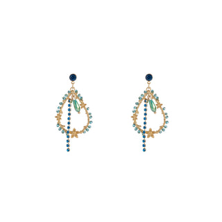 Kopen groen Go Dutch Label Oorknoppen flowery drop