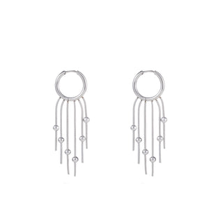 Kopen zilver Go Dutch Label Oorhangers snake ball ring