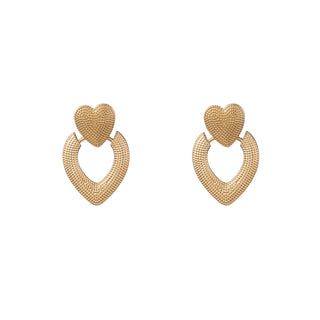 Go Dutch Label Oorknoppen dangling hart