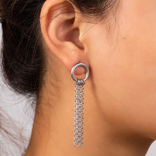 Go Dutch Label Oorknoppen round fringe