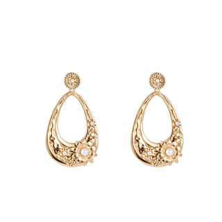 Go Dutch Label Oorknoppen flower pearl