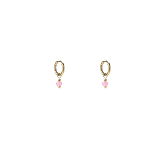 Kopen pink Day&Eve by Go Dutch Label Oorhangers 1 kraal