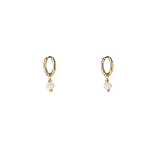 Kopen white Day&Eve by Go Dutch Label Oorhangers 1 kraal