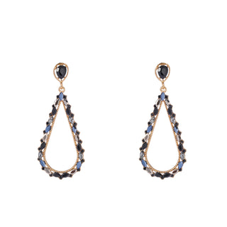 Kopen black Day&Eve by Go Dutch Label Oorknoppen Druppel Stenen