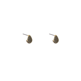 Kopen zwart Day&Eve by Go Dutch Label Oorknoppen Strass Druppel Klein