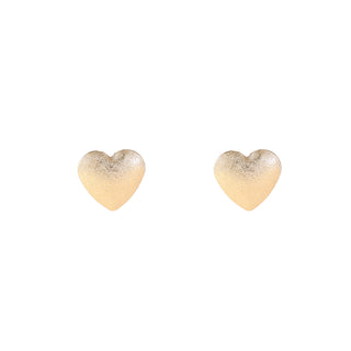 Kopen goud Day&Eve by Go Dutch Label Oorknoppen Groot Hart Mat