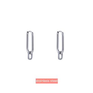 Day&Eve by Go Dutch Label Oorhangers Ovaal Stenen