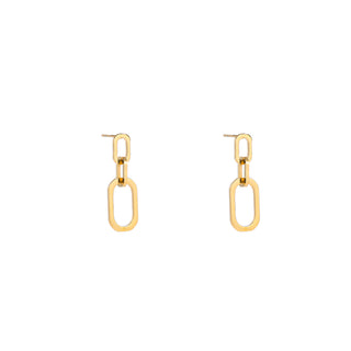 Kopen goud Day&Eve by Go Dutch Label Oorknoppen Ovaal Link