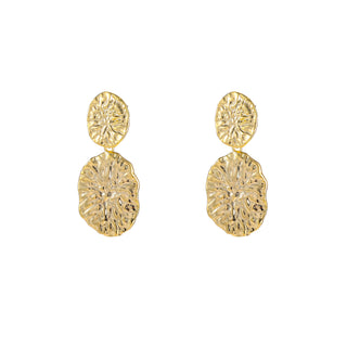 Go Dutch Label Oorknoppen Double Oval Dangle
